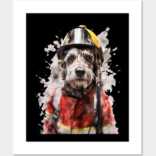 Fireman Dog Posters and Art